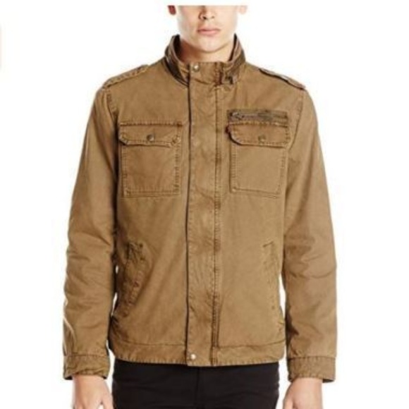 tan levis jacket